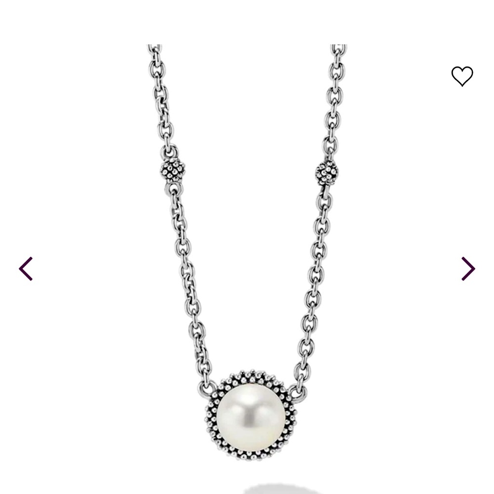 Lagos Luna Pearl Pendant Necklacee